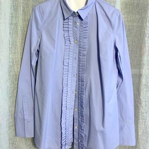 Banana republic pleated front blouse